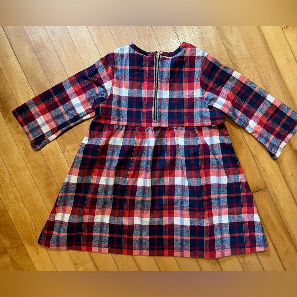 The Mini Classy Red & Blue Smells Like Teen Spirit Plaid Dress - Picture 7 of 7